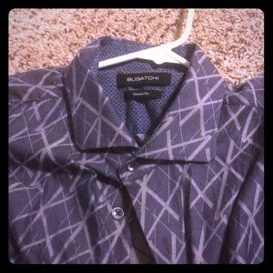 A classic fit Bugatchi men’s button down shirt
